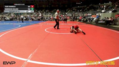 67 lbs Round Of 32 - Taze Daniels, Valiant Prep vs Emerson Euliss, Terminator Wrestling Academy