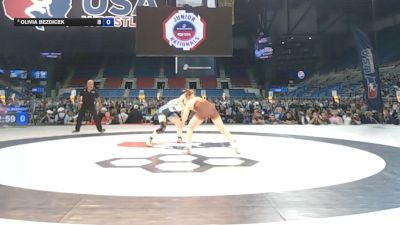 130 lbs Semis - Kailin Sebert, Texas vs Olivia Bezdicek, Idaho
