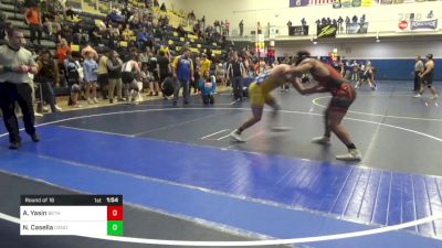 215 lbs Round Of 16 - Ali Yasin, Bethel Park vs Nick Casella, Canon-McMillan