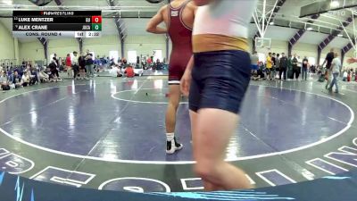 133 lbs Cons. Round 4 - Luke Mentzer, Gannon University vs Alex Crane, John Carroll