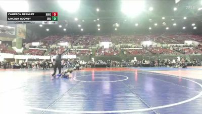 74 lbs Cons. Round 2 - Cameron Bramlet, Casper Wrestling Club vs Lincoln Rooney, CODY WRESTLING CLUB