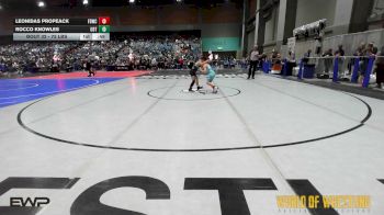 75 lbs Consi Of 16 #2 - Leonidas Propeack, FordDynasty Wrestling Club vs Rocco Knowles, UDT