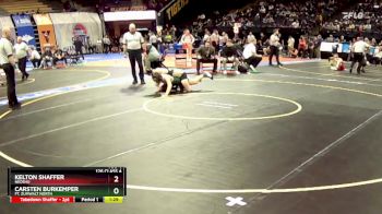 126 Class 4 lbs Champ. Round 1 - Kelton Shaffer, Neosho vs Carsten Burkemper, Ft. Zumwalt North