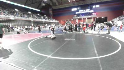 65 lbs Consi Of 4 - Lincoln Wilkinson, Douglas WC vs Cree Garza, No Team