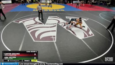 Cons. Round 2 - Carter Geschke, Lincoln North Star vs Kirk Wilson, North Platte