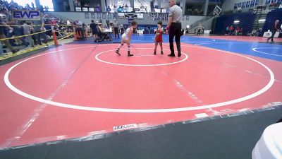 46 lbs Consolation - Logan Aguilar, Beebe Badgers Wrestling Club vs Winifred Perry, Springdale Youth Wrestling Club