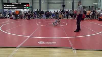 48 lbs Semifinal - Killian Brown, Everett vs Anderson Heisey, Elizabethtown