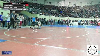 120 lbs Round Of 32 - Elijah Crane, Carl Albert vs Arnold Sepulveda, Enid Junior High