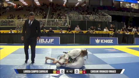 Caroline Brunacio Vinhaes vs Larissa Campos Carvalho 2025 Pan Jiu Jitsu IBJJF Championship