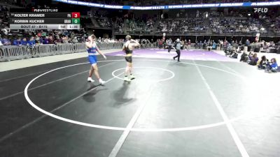 Champ. Round 1 - Korbin Kucker, Groton Area vs Kolter Kramer, Parkston