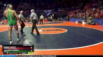 2 lbs Champ. Round 1 - Kodiac Pruitt, Champaign (Centennial) vs Anthony Montez, Geneseo