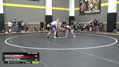 170 lbs Cons. Round 1 - Addison Arvdal, Sutherland Youth Wrestling Club vs Chloe Scarbrough, Doomsday Wrestling Club