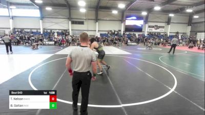 215 lbs Semifinal - Thomas Nelson, Bagdad Copperheads WC vs Bobby Gaitan, Independent