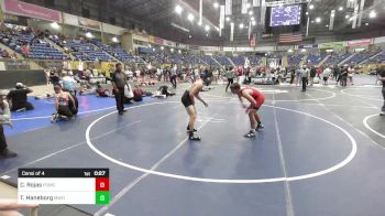 132 lbs Consi Of 4 - Carlos Rojas, Pomona Elite vs Tyler Haneborg, Mwd