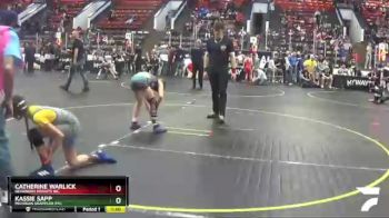 84 lbs 1st Place Match - Catherine Warlick, Dearborn Heights WC vs Kassie Sapp, Michigan Grappler RTC