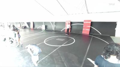 105 lbs Quarterfinal - Makayla Lora, Eastvale Elite Wrestling vs Mia Najera, Threshold Wrestling Club