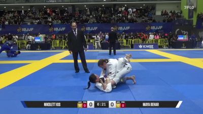 Maya Behar vs Nikolett Kis 2025 European Jiu-Jitsu IBJJF Championship