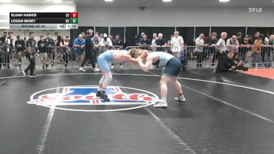 190 lbs Round Of 64 - Elijah Hawes, UT vs Logan Mumy, NC