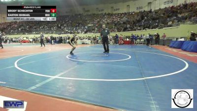 88 lbs Consi Of 32 #2 - Brody Schechter, Perry vs Easton Ishmael, Broken Arrow