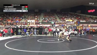 126 lbs Quarterfinal - Jax Cornejo, El Dorado vs Sean Morrissey, Holton Hs