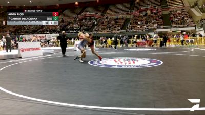 Junior Boys - 138 lbs Quarters - Carter Delacerna, Sutter Union High School Wrestling vs Aiden Rios