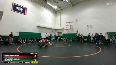 190A Round 2 - Noah Richmond, Pinedale vs Braxton Gates, Rock Springs