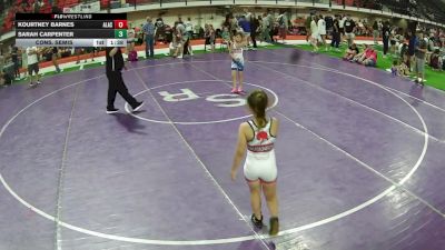 59.9-67.5 lbs Champ. Round 4 - Oakley Hausknecht, Montana vs Xyla Gerrard