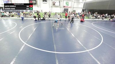 Junior Boys - 126 lbs Cons. Round 4 - Korbin Hoke, Colorado vs Jabyn Kemble, Team Idaho Wrestling Club