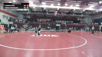 165 lbs Champ. Round 1 - Logan Glynn, Northern Colorado vs Brock Woodcock, SIUE