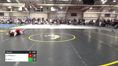 106 lbs Round 3 - Oliver Phillips, Baylor School vs Benji Koch, Blair Academy