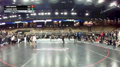 120 lbs Semifinal - Lazaro Soto, Southwest Miami vs Nate Manos, Athens Christian