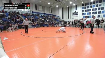 113 lbs 1st Place Match - Lucas Michelsen, Cathedral Catholic vs Diego Esquivez, Imperial
