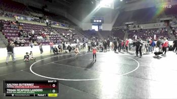 61-65 lbs Round 3 - Aaliyah Gutierrez, Pomona Wrestling Club Colorado vs Tegan McAfoos Landers, Black Fox Wrestling Academy