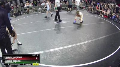 95 lbs Round 4 (6 Team) - Landon Mathews, Nebraska Maize vs Jacobie Robbins, Team Missouri