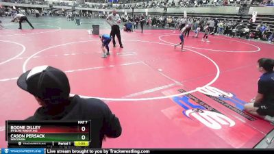 70 lbs Quarterfinal - Boone Dilley, RT Elite Wrestling vs Cason Persack, Wisconsin