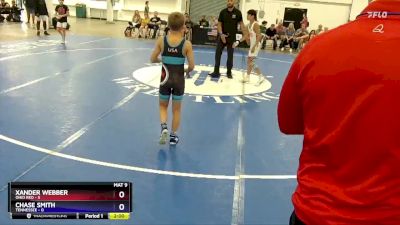 77 lbs Quarterfinals (8 Team) - Xander Webber, Ohio Red vs Chase Smith, Tennessee