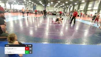 80 lbs Rr Rnd 2 - Dexter Toporoff, Montville vs Colton Cuddy, Ohio Titan Grey