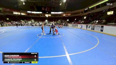 73 lbs Cons. Round 3 - Charles McComas, Chargers Wrestling Club vs Adam Davidson, Thorobred Wrestling Club