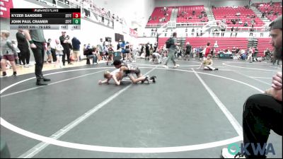 76 lbs Consi Of 8 #2 - Kyzer Sanders, Standfast vs John Paul Cramer, Standfast