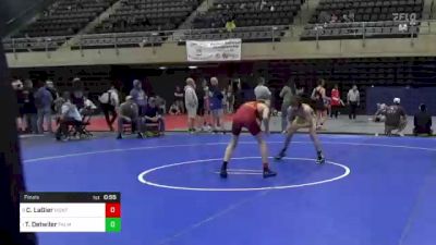 110 lbs Final - Connor LaGier, Montoursville, PA vs Tyler Detwiler, Palmyra, PA