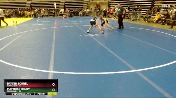 100 lbs Quarterfinal - Matthias Henry, Greenbush vs Payten Sorbel, Flat Earth