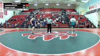 215 lbs 1st Place Match - Jackson Phillips, Barberton vs Sammy Salem, Westlake