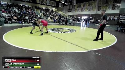 150 lbs Semifinal - Jacob Bell, Etiwanda vs Carlos Valdiviezo, Poway