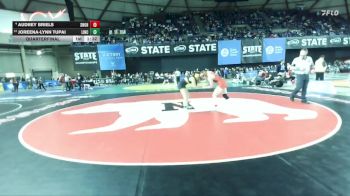 Girls 3A 145 lbs Quarterfinal - Joreena-Lynn Tupai, Lincoln (Tacoma) (Girls) vs Audrey Briels, Snohomish (Girls)