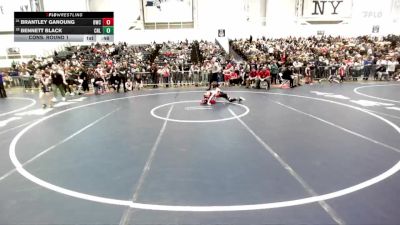 70 lbs Cons. Round 1 - Bennett Black, Club Not Listed vs Brantley Ganoung, Olean Wrestling Club