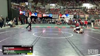 3rd Place Match - Micah Acker, Superior vs Jake Ellison, Columbus / Absarokee