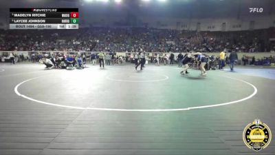 G5A-190 lbs Cons. Semi - Laycee Johnson, Harrah-Girls vs Madelyn Ritchie, Madill-Girls