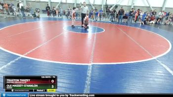 74 lbs Champ. Round 1 - Traxton Tanzey, Eastern Oregon Elite vs Ole Massey-O`Hanlon, NWWC