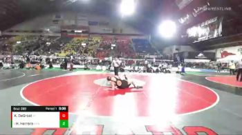 5A 182 lbs Cons. Round 2 - Hunter Herrera, Idaho Falls vs Keanyn DeGroat, Post Falls