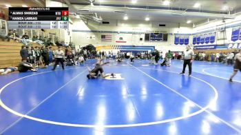 113 lbs Semifinal - Hamza Labbaq, John F Kennedy -Fremont vs Almas Shirzad, Mt Diablo
